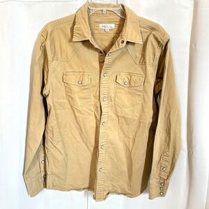 Blue Ranchwear Mens Shirt Large Pearl Snap Western Long Sleeve Cowboy 18578x